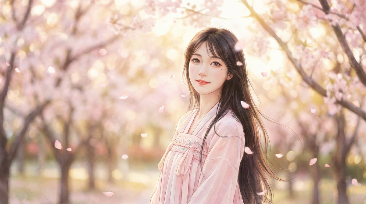 精神小妹樱花季唯美生活视频